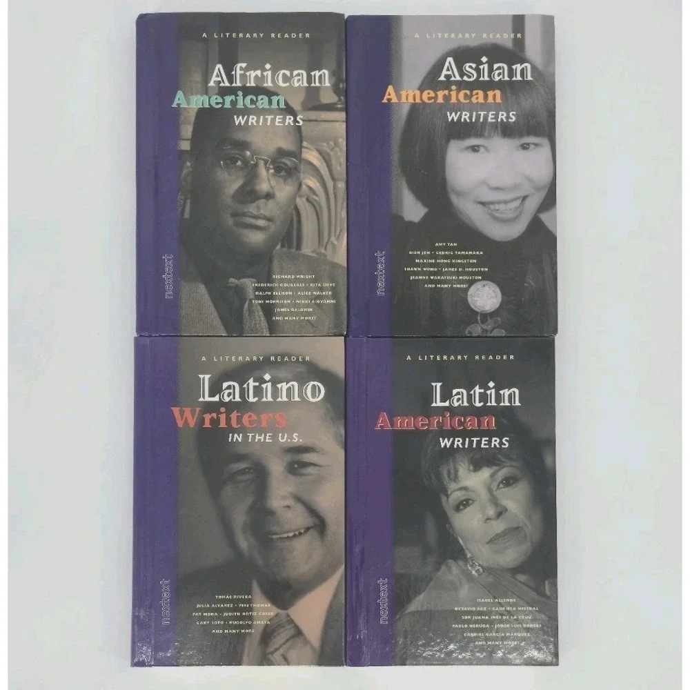 Nextext Literary Reader Writers Book Lot African Asian Latino Latin American New